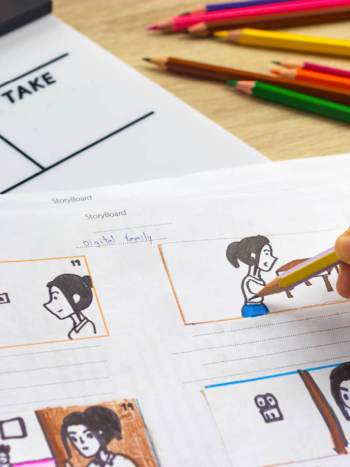 School Holiday Program: Visual Storytelling - Storyboarding for Green Screen Filmmaking image